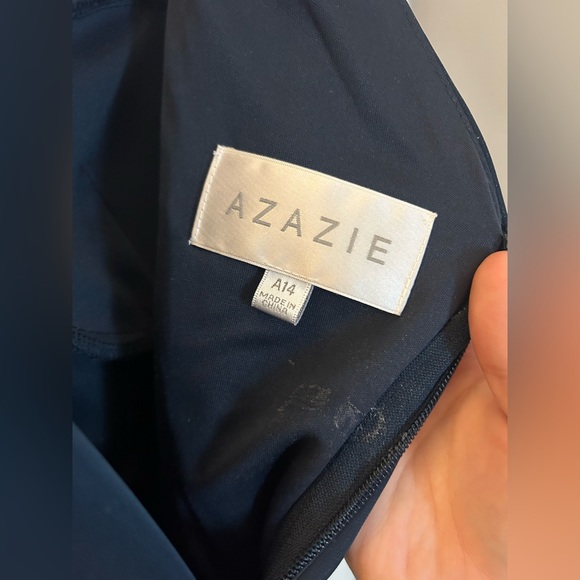 Azazie bridesmaid dress- dark navy color - Picture 11 of 13